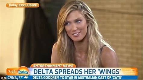 delta goodrem oozes sex appeal in behind the scenes peek at wings video daily mail online
