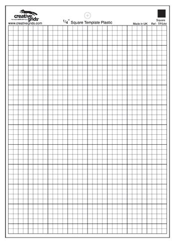 creative grids uk  square template plastic sheets size
