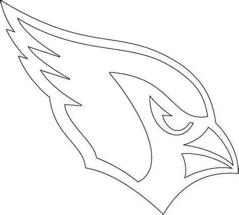cardinals logo black  white   badge featured  white  st
