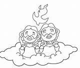 Trinity Coloring Pages Holy Printable Getcolorings Color Getdrawings Kids Print Adult sketch template