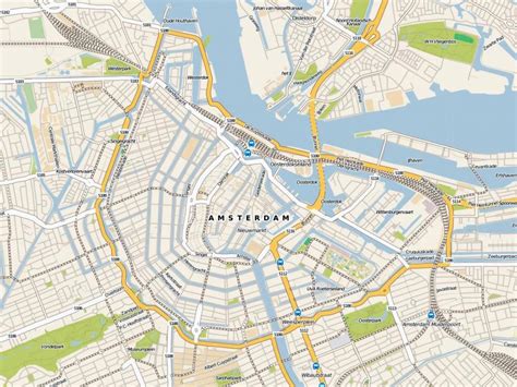 mapa de amsterdam mapa detallado de amsterdam paises baixos
