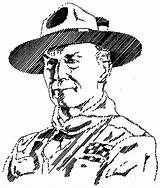 Powell Baden Boden Scouts Simbolos Scout Disegni Stephenson Escutismo Scouting Fundador Smyth Relacionados sketch template