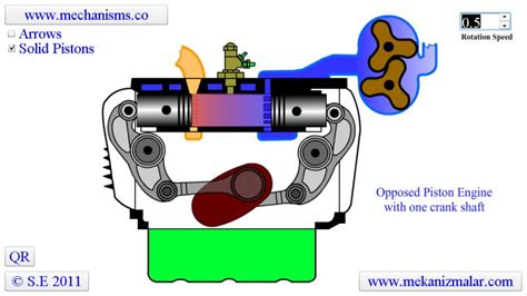 crank opposed piston engine