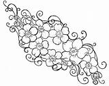 Forget Tattoo Drawing Flower Coloring Stencil Stencils Drawings Flowers Tattoos Designs Swirl Forgetmenot 1003 796px 4kb Swirls Getdrawings Imgkid Clip sketch template