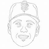 Coloring Pages Giants Mlb Sf Color Molina Made Yadier Getcolorings Printable Posey Buster Template sketch template