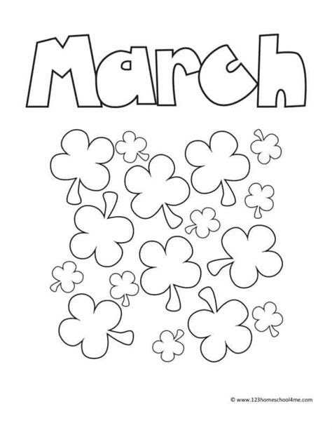 printable march coloring pages mom coloring pages st patricks