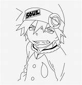 Soul Eater Coloring Pages Collection Star Pngkey Lineart sketch template