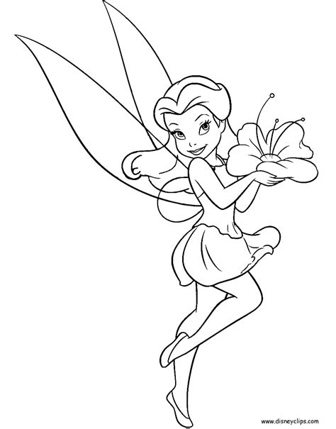 disney fairies coloring pages  disneyclipscom