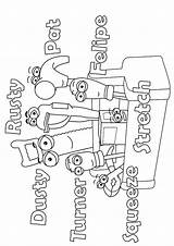 Coloring Handy Manny Pages sketch template