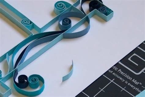 craftastical tutorial quilled monogram letter paper projects diy