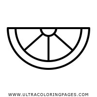 orange slice coloring page ultra coloring pages