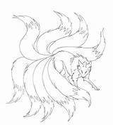 Zorro Tails Tailed Colas Kurama Kitsune Fuchs Dezorro Gesicht Zorros Ideen 九尾 Mythical Starklx Coloringhome sketch template