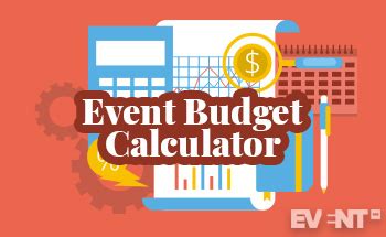 event budget calculator   tool    run