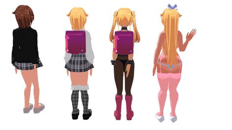 3d 3d Custom Girl Before And After Bimbofication Blonde