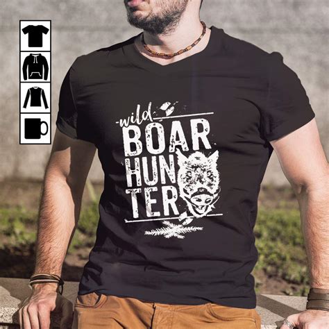 hunting wild boar hunter  shirt kitilan