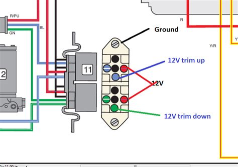 volvo penta dps trim pump wiring diagram