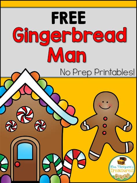 gingerbread man  activities  thompsons treasures