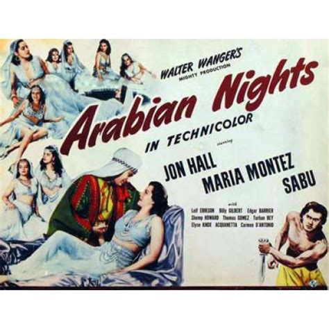 Arabian Nights 1942 Starring Jon Hall Maria Montez Sabu