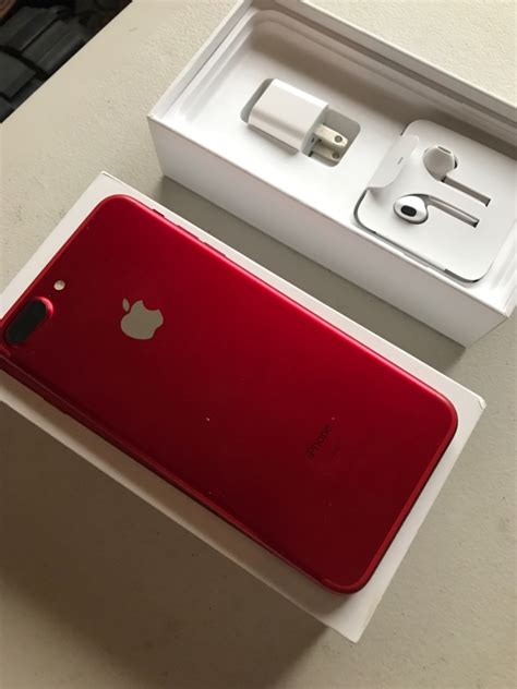 Iphone 7 Plus Red 128 Gb Rojo Garantía 2018 Factura B4u2 17 250 00