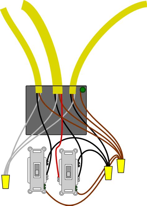 wiring  gang switch box