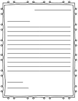 letter writing paper friendly letter writing outline friendly