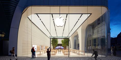 apple store inaugure sa nouvelle generation de magasins