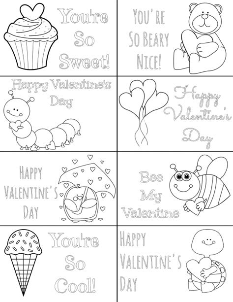 valentine cards valentine template printable valentines day