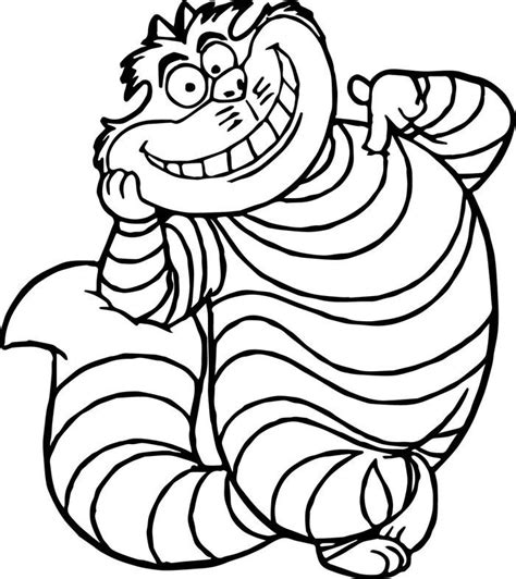 printable cheshire cat coloring pages biancaaxsantiago