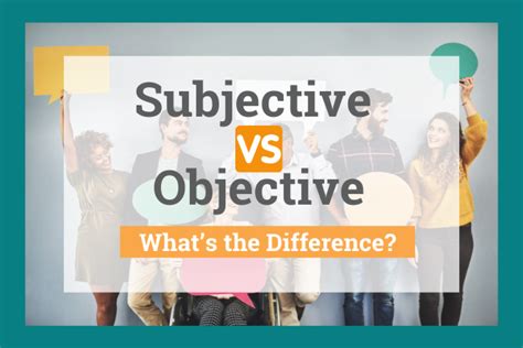 subjective  objective whats  difference