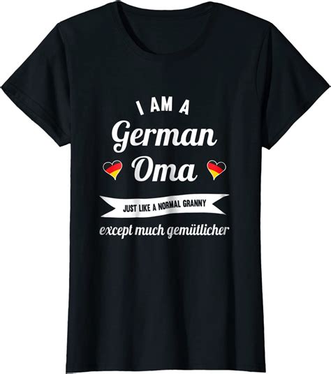 Womens Great Oma T Shirt For The Best German Granny Clothing