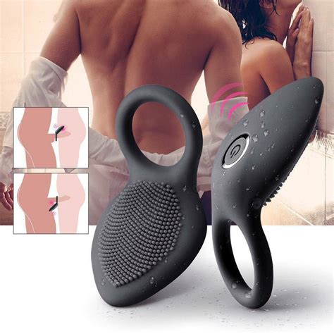 Vibrating Cock Ring 10 Vibration Penis Enhancer Prolong