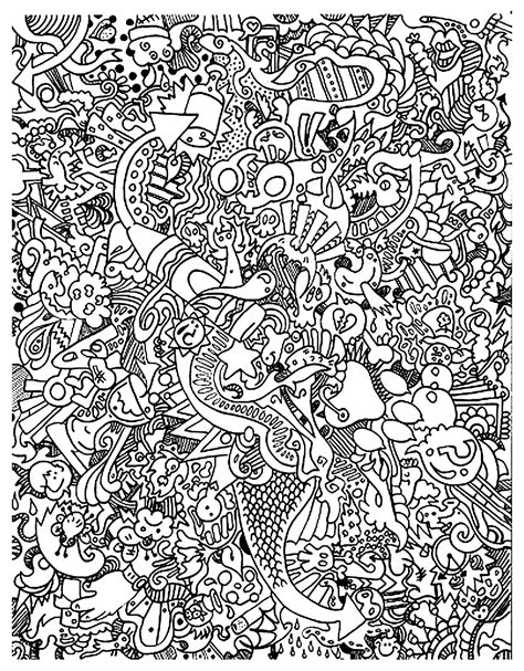 doodle art doodling  doodle art doodling adult coloring pages