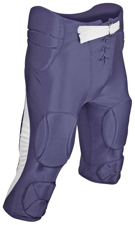 e122457 alleson adult and youth solo integrated with pads football pant