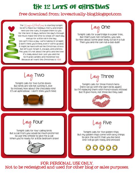 love actually the 12 lays of christmas