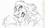 Scar Lion King Drawing Drawings Character Deja Andreas 1994 Getdrawings Concept Supervising Animator Models sketch template