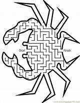 Maze Mazes Crab Coloring Printable Fish Pages Kids Printables Start Through Finish Shaped Printactivities Ocean Animal Way Find Worksheets Mermaid sketch template