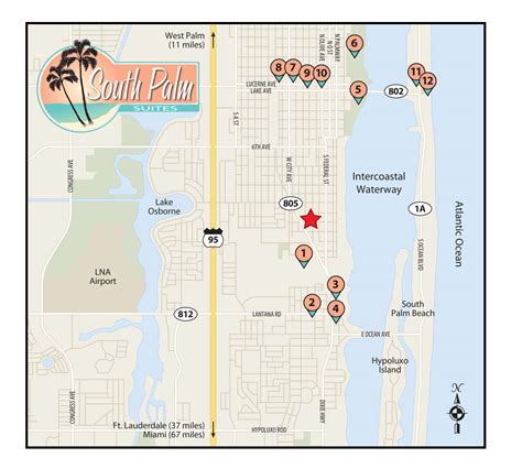 poi city street map