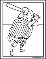 Coloring Mlb Pages Mascot Baseball Logo Printable Getcolorings Getdrawings Colorings sketch template