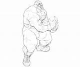 Zangief Fighter Street Punch Coloring Pages sketch template
