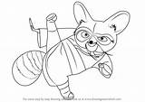 Panda Fu Kung Shifu Master Drawing Draw Step Drawingtutorials101 Drawings Red Choose Board Po Coloring sketch template