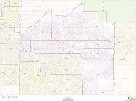 Tucson Zip Code Map Printable