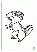 Coloring Pages Enchanted Dinokids Giselle Princess Coloringdisney sketch template