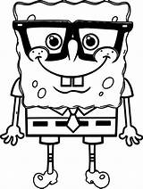 Glasses Coloring Sunger Sponge Spongebob Wecoloringpage Patty Olphreunion Krabby sketch template
