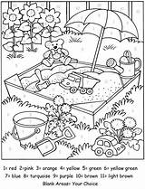 Numbers Backyard Dover Worksheets sketch template