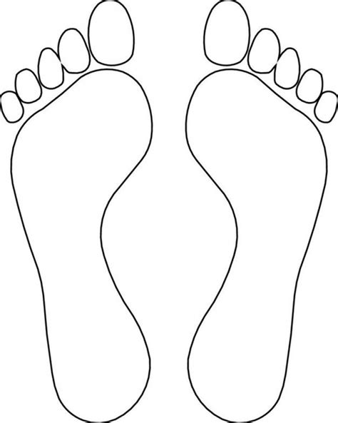 high quality footprint clipart outline transparent png images