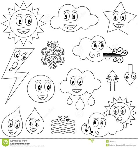 weather coloring pages preschool coloring home