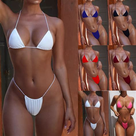 Women S Strap Three Piece Bikini Summer 2020 Sexy Brazilian Hot