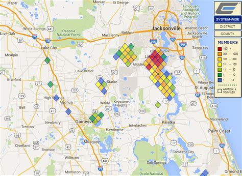 wind causing power outages  clay electrics service area firstcoastnewscom