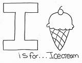 Letter Coloring Ice Cream Pages Color Alphabet Print Igloo Popular Tableau Choisir Un Button Using sketch template