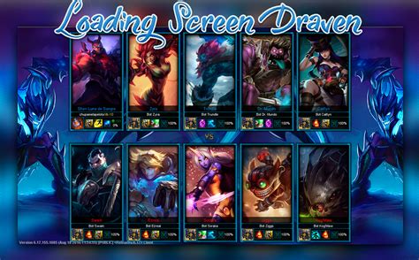 Loadinf Screen Draven League Of Legends By Joylockdesigner